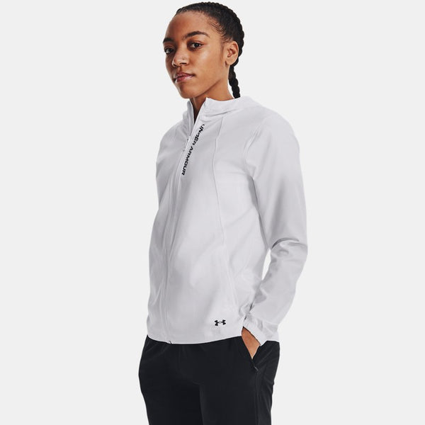 Under Armour OutRun The Storm Jacket White Reflective