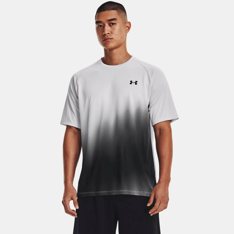 Under Armour Tech™ Fade Short Sleeve Halo Gray Black