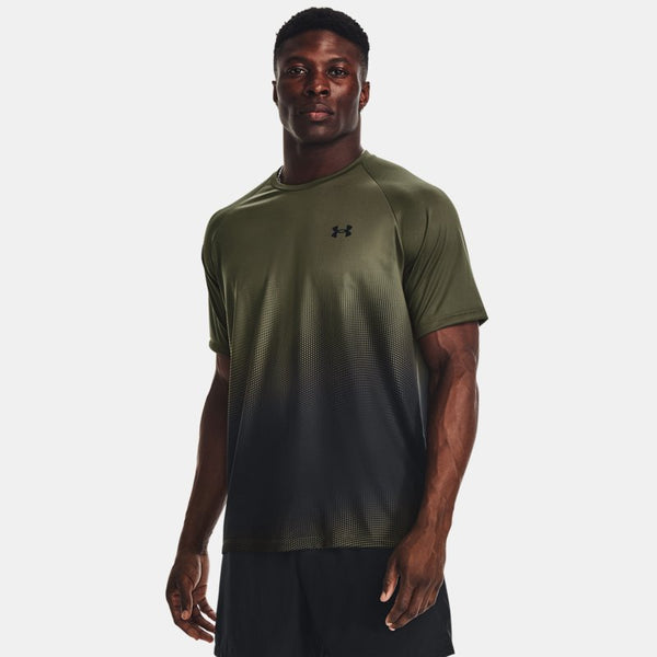 Under Armour Tech™ Fade Short Sleeve Marine OD Green Black