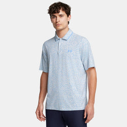 Under Armour Iso-Chill Verge Polo White Retro Green Horizon Blue