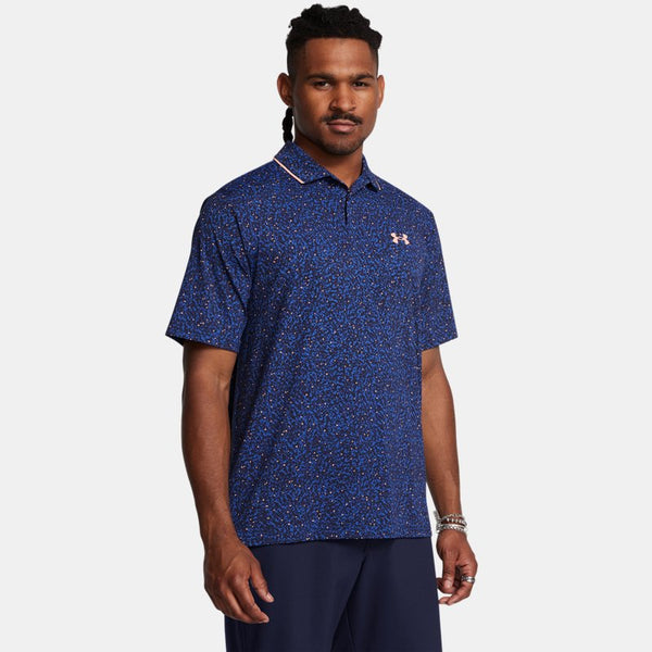 Under Armour Iso-Chill Verge Polo Tech Blue Flare Orange