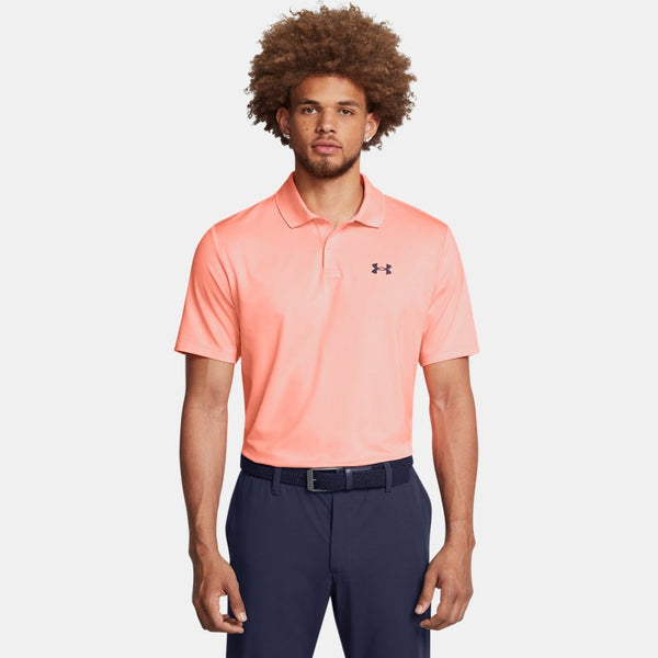 Under Armour Matchplay Polo Flare Orange Midnight Navy