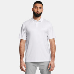 Under Armour Matchplay Printed Polo White Halo Gray