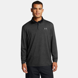 Under Armour Playoff Printed ¼ Zip Black Castlerock