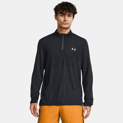 Under Armour Seamless Stride ¼ Zip Castlerock Reflective