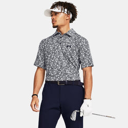 Under Armour Playoff Printed Polo Midnight Navy Midnight Navy