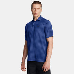 Under Armour Playoff Printed Polo Tech Blue Black