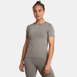 Under Armour Train Seamless Short Sleeve Pewter White