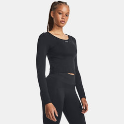 Under Armour Train Seamless Long Sleeve Black White