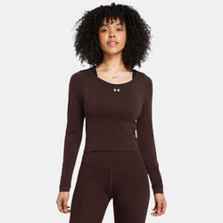 Under Armour Train Seamless Long Sleeve Brown Obsidian White