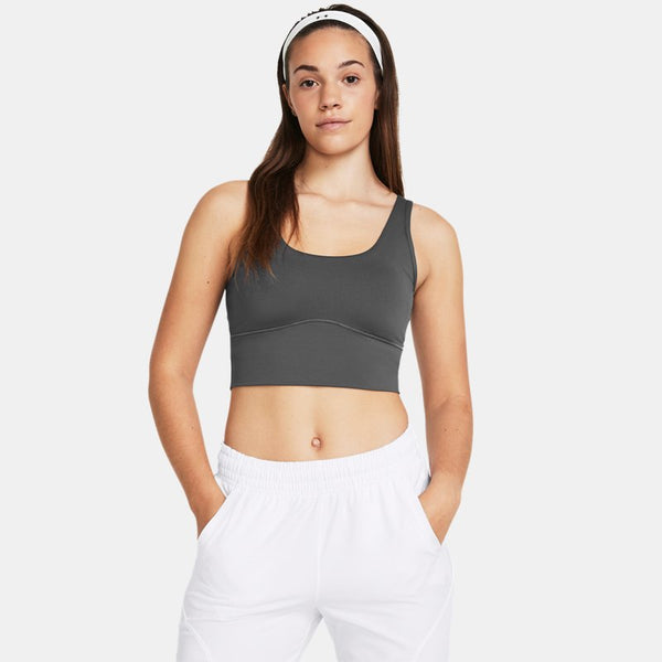 Under Armour Meridian Fitted Crop Tank Castlerock