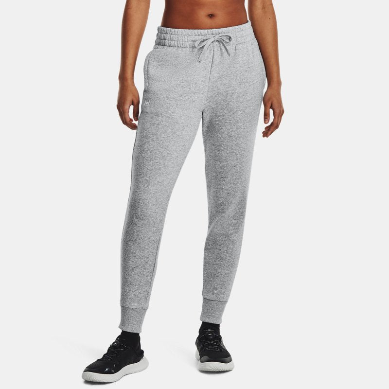 Under Armour Rival Fleece Joggers Mod Gray Light Heather White