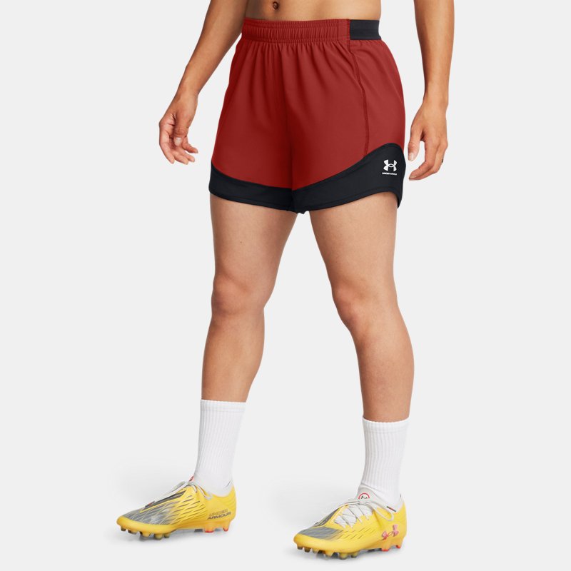 Under Armour Challenger Pro Shorts Earthen Orange White