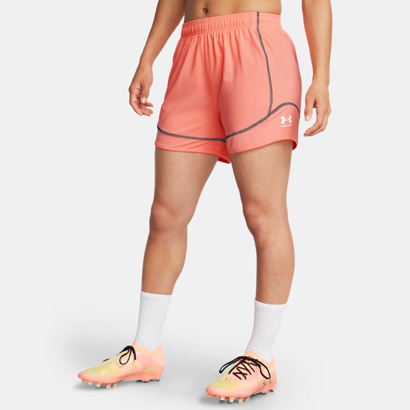 Under Armour Challenger Pro Shorts Flare Orange White