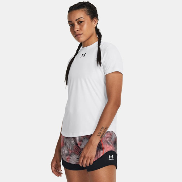 Under Armour Challenger Pro Training Short Sleeve White Black