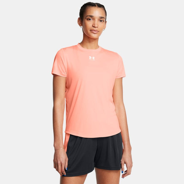 Under Armour Challenger Pro Training Short Sleeve Flare Orange White