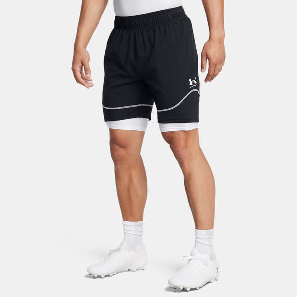 Under Armour Challenger Pro Training Shorts Black White