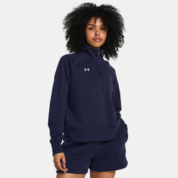 Under Armour Rival Fleece ½ Zip Midnight Navy White