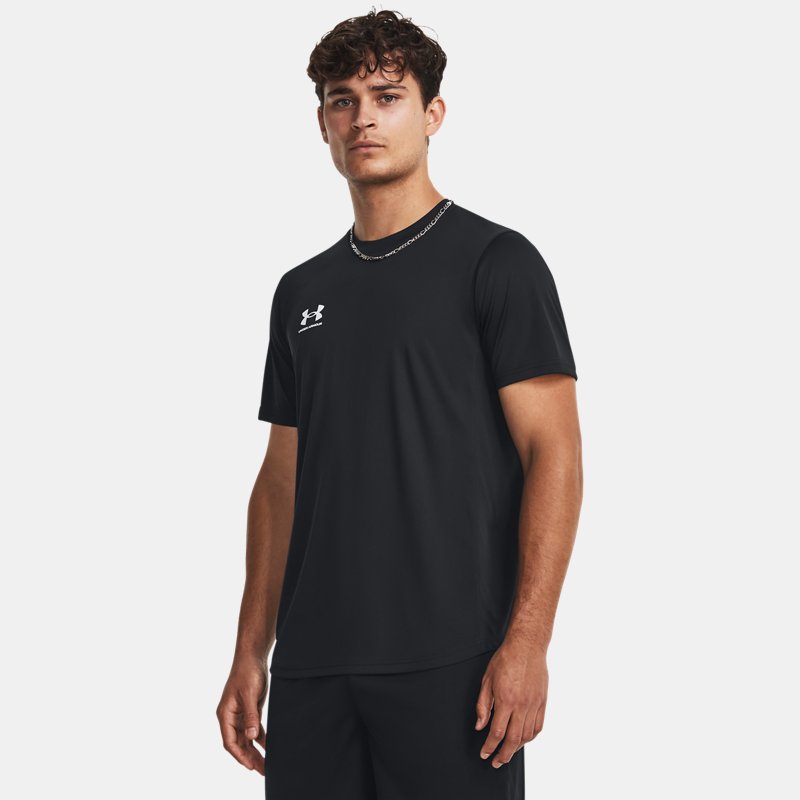 Under Armour Challenger Training Short Sleeve Black White