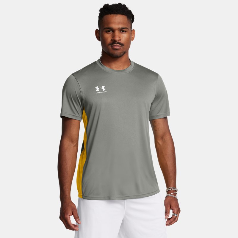 Under Armour Challenger Training Short Sleeve Clay Green Taxi White