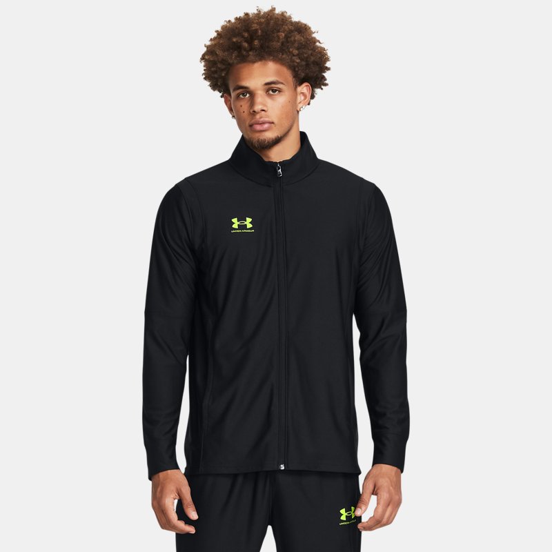 Under Armour Challenger Tracksuit Black High Vis Yellow