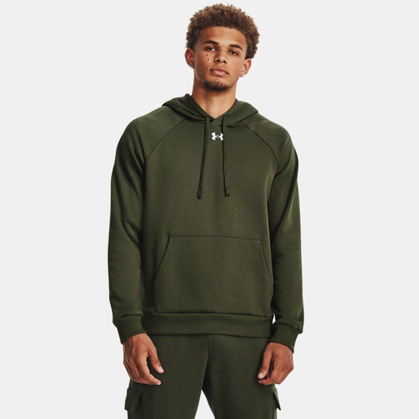 Under Armour Rival Fleece Hoodie Marine OD Green White