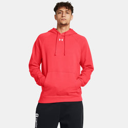 Under Armour Rival Fleece Hoodie Racer Red White