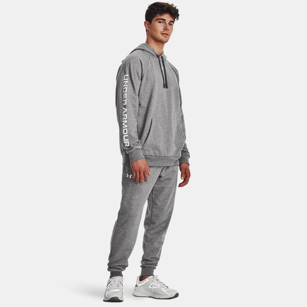 Under Armour Rival Fleece Suit Castlerock Light Heather White