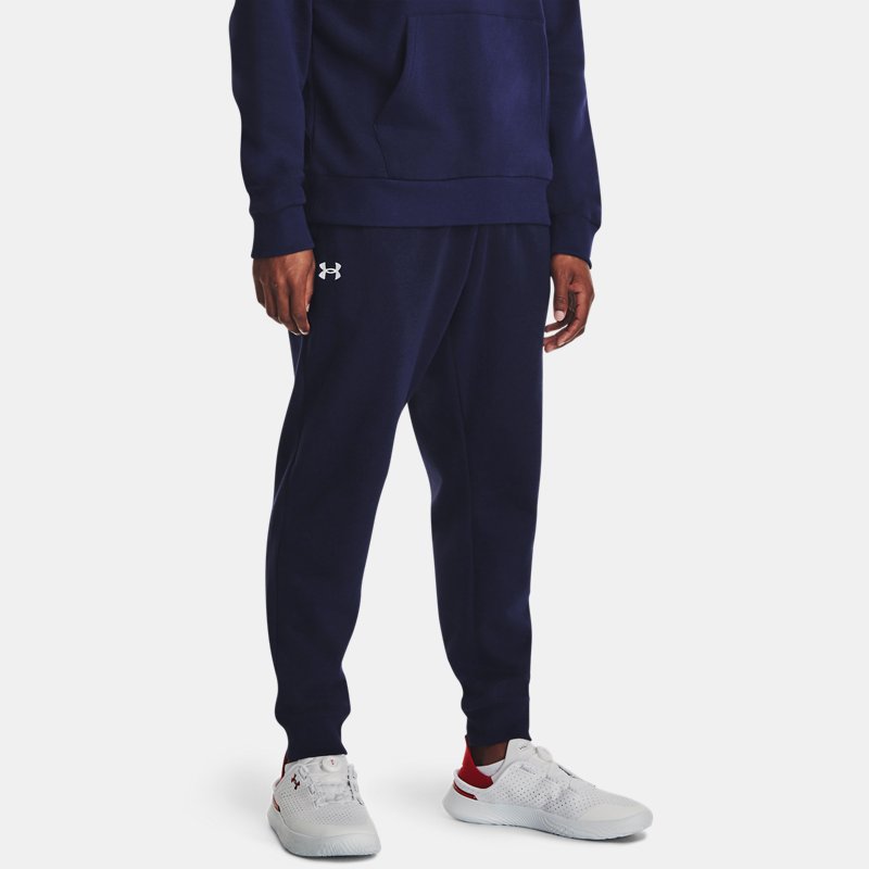 Under Armour Rival Fleece Joggers Midnight Navy White