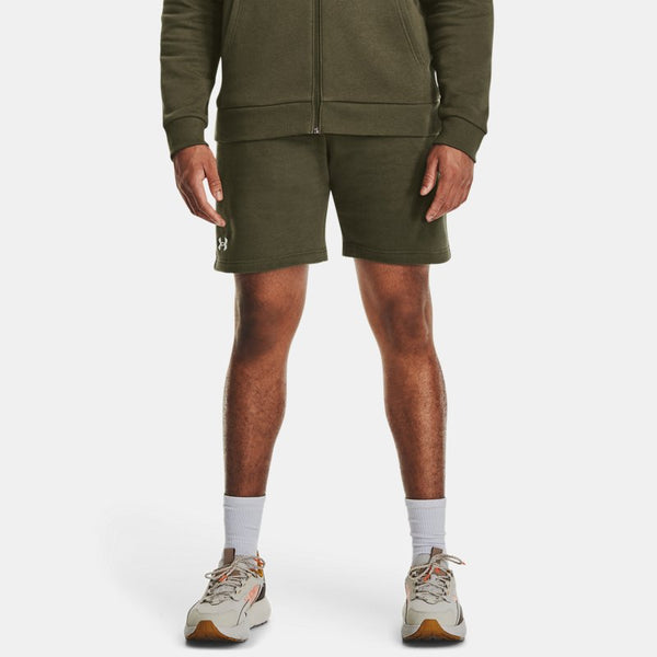 Under Armour Rival Fleece Shorts Marine OD Green White