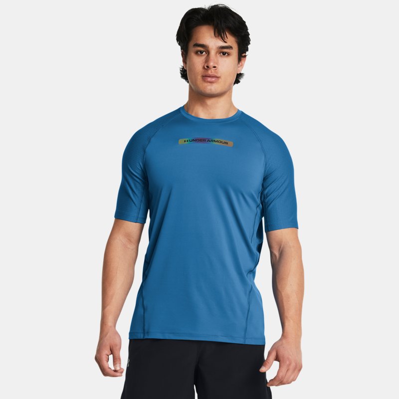 Under Armour RUSH™ SmartForm Short Sleeve Photon Blue Black