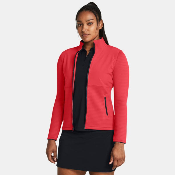 Under Armour Storm Daytona Full-Zip Red Solstice Metallic Silver