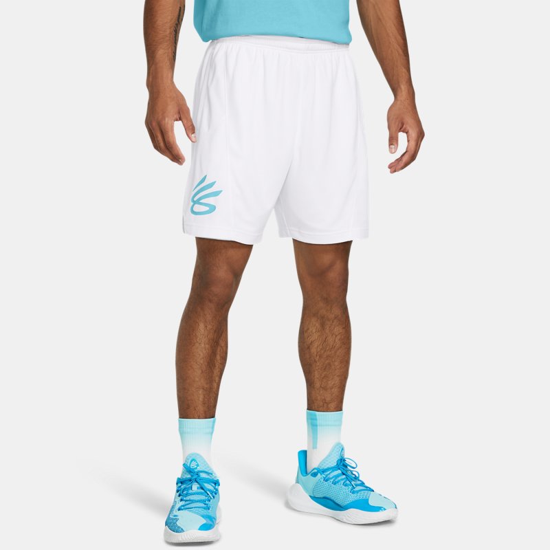 Curry Splash Shorts White Sky Blue