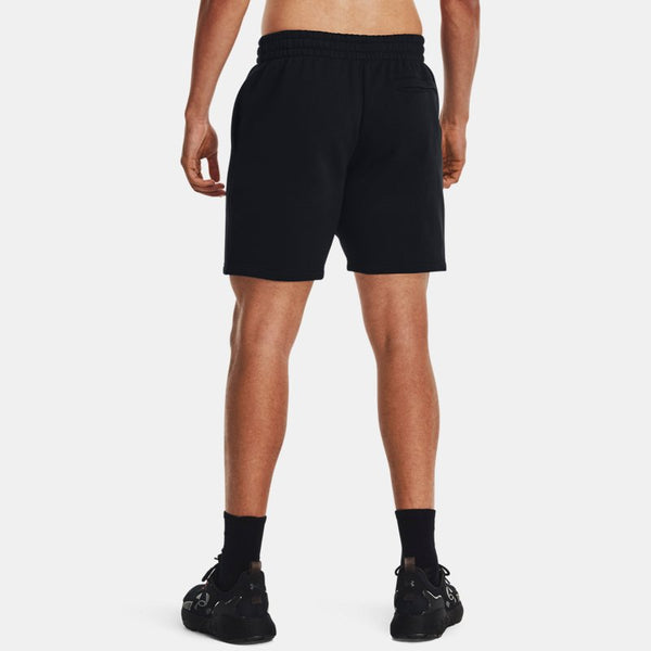 Under Armour Icon Fleece Shorts Black White