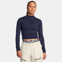 Under Armour Meridian Mock Long Sleeve Midnight Navy Midnight Navy