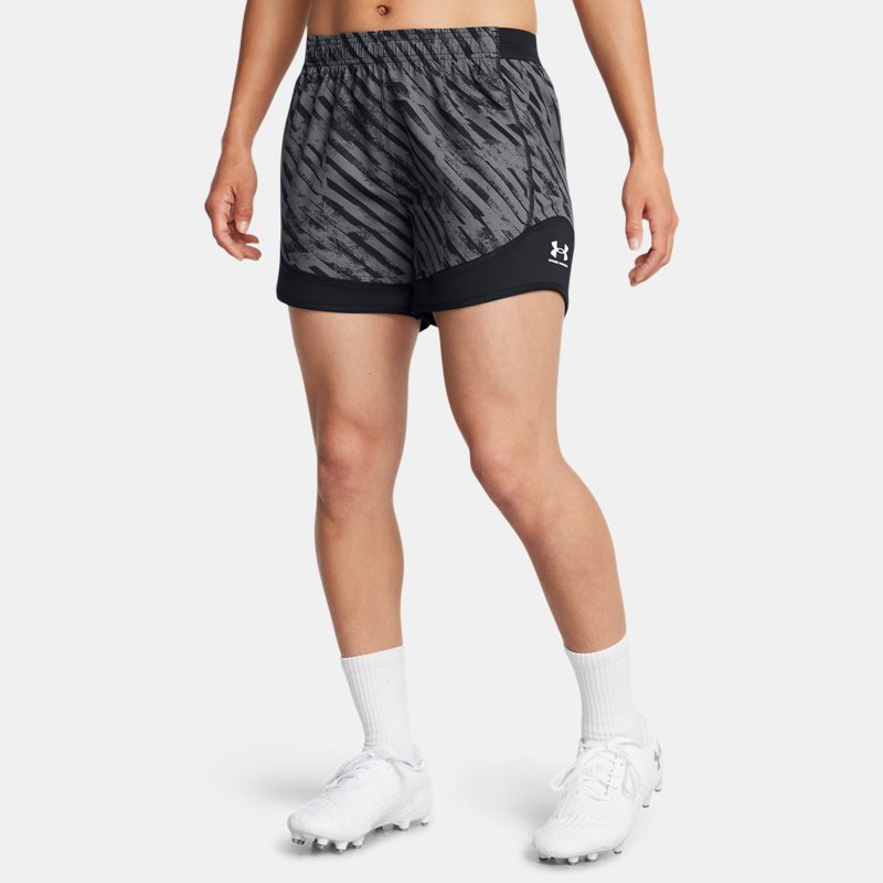 Under Armour Challenger Pro Printed Shorts Black White