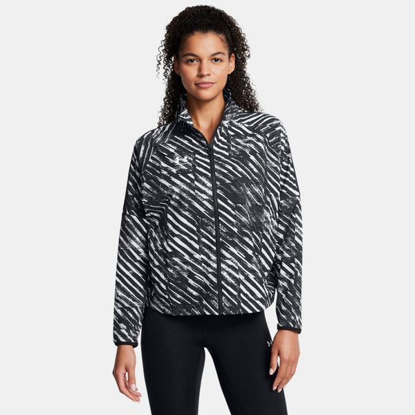 Under Armour Challenger Pro Printed Track Jacket Black White