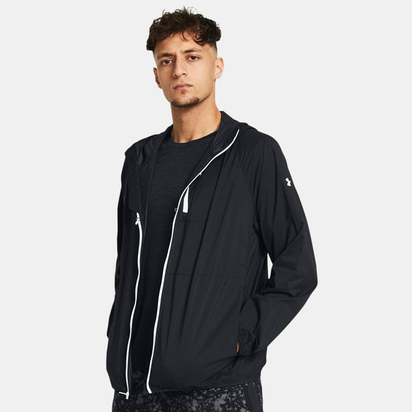 Under Armour Launch Lightweight Jacket Black White