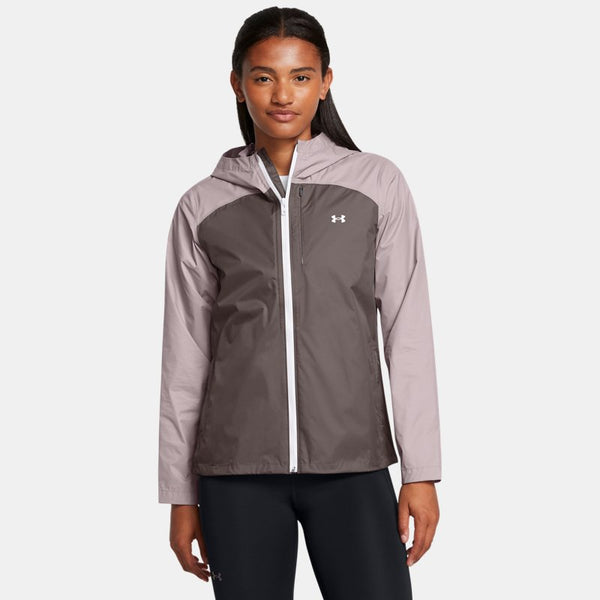 Under Armour Stormproof Cloudstrike Jacket Fresh Clay Tetra Gray White