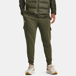 Under Armour Rival Fleece Cargo Joggers Marine OD Green White