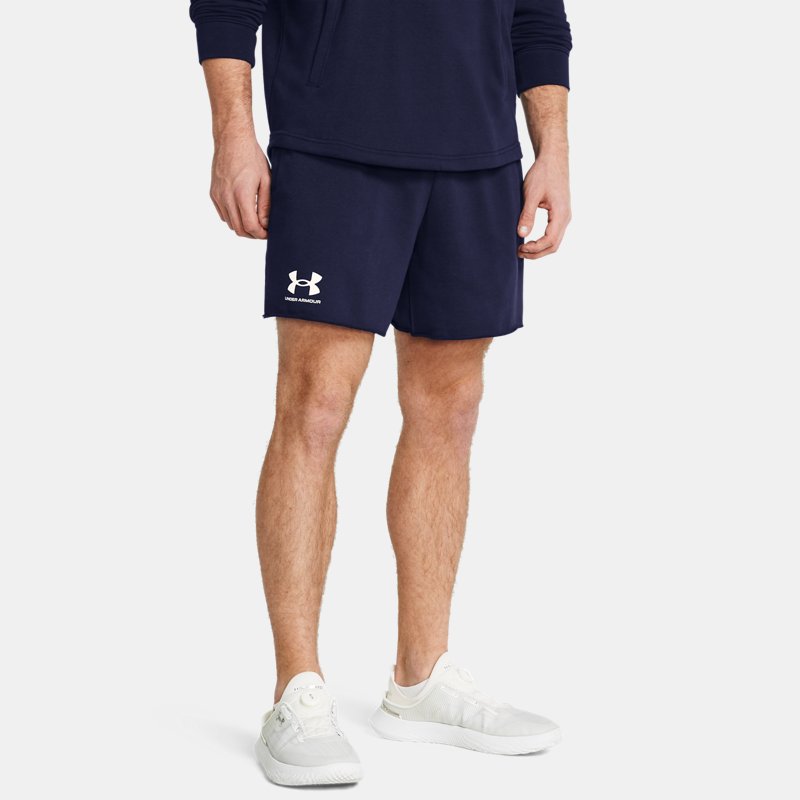 Under Armour Rival Terry " Shorts Midnight Navy Onyx White