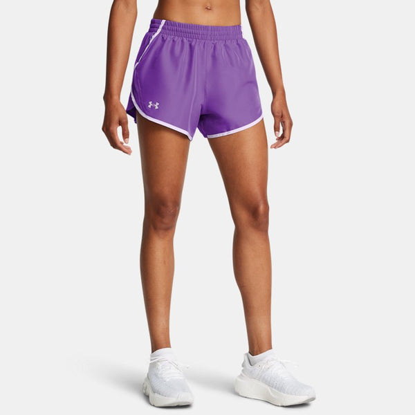 Under Armour Fly-By 3" Shorts Lavish Salt Purple Reflective