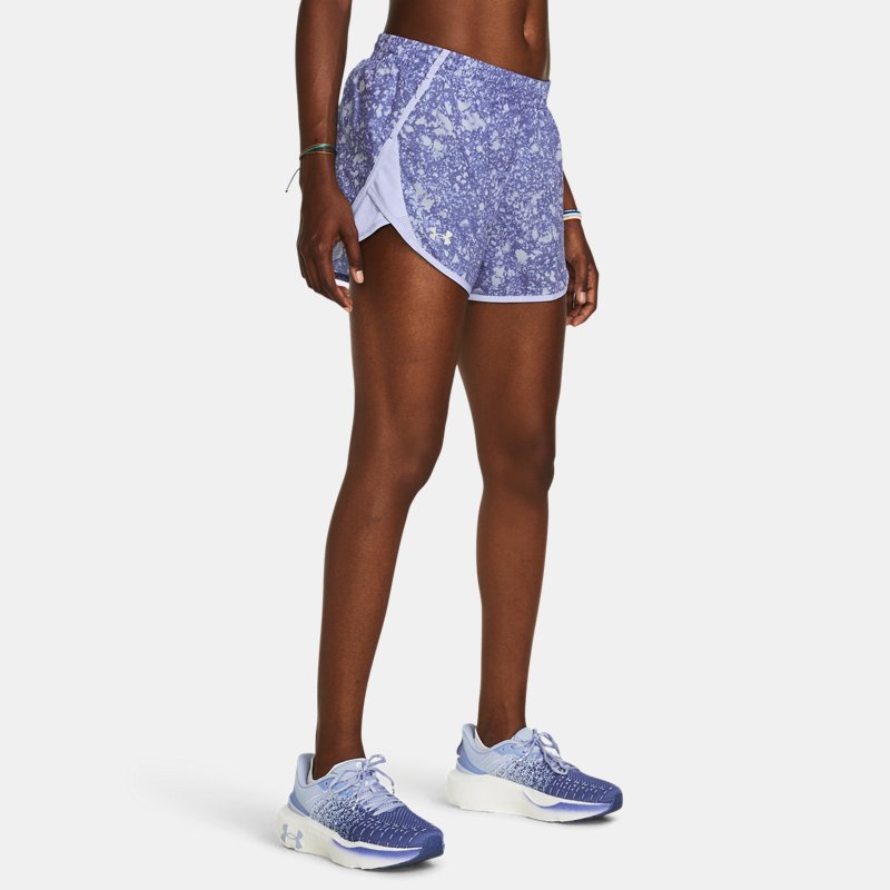 Under Armour Fly-By Printed " Shorts Celeste Reflective