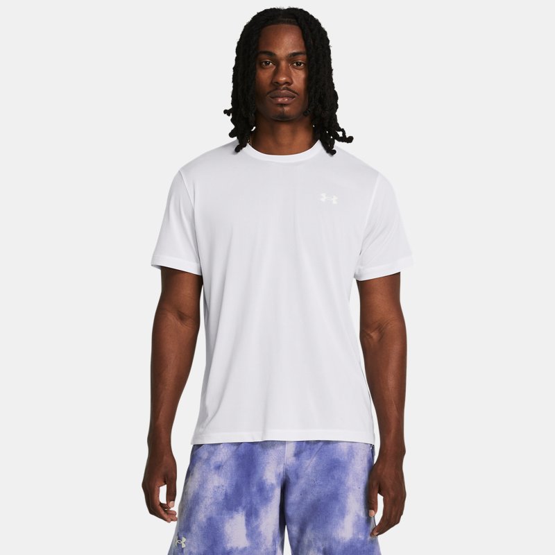 Under Armour Launch Short Sleeve White Reflective