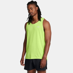 Under Armour Launch Singlet Morph Green Reflective