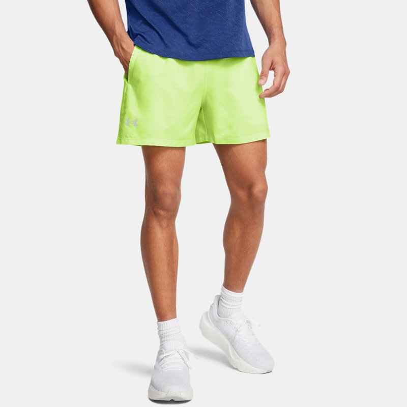 Under Armour Launch " Shorts Morph Green Morph Green Reflective