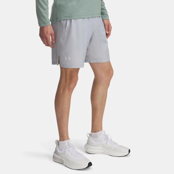 Under Armour Launch " Shorts Mod Gray White Reflective