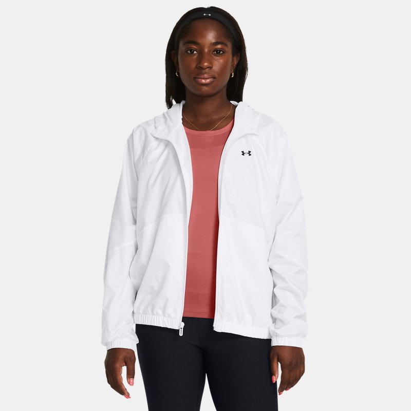 Under Armour Rival Sport Windbreaker White Black