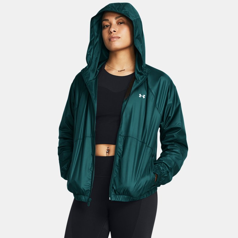 Under Armour Rival Sport Windbreaker Hydro Teal White