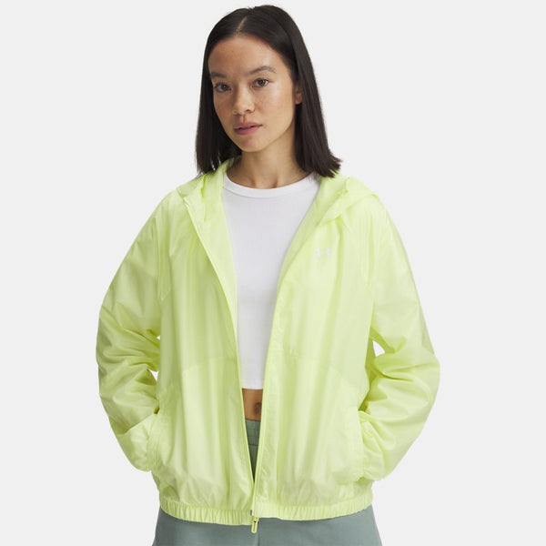 Under Armour Rival Sport Windbreaker Sonic Yellow White